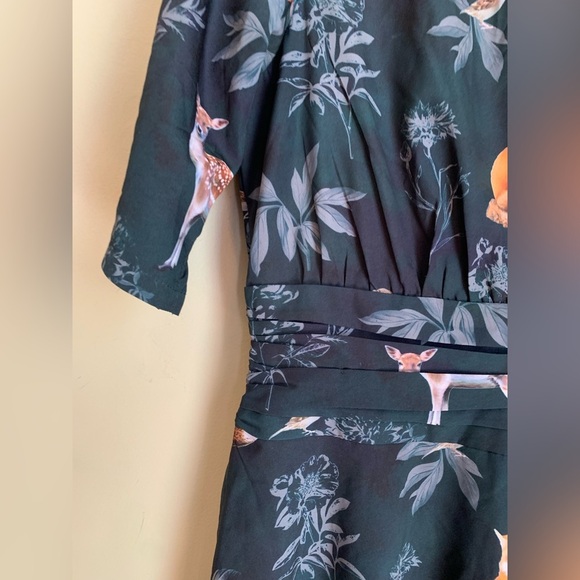 Eshakti wayward fancies animal woodland Print Dress medium - Picture 4 of 10